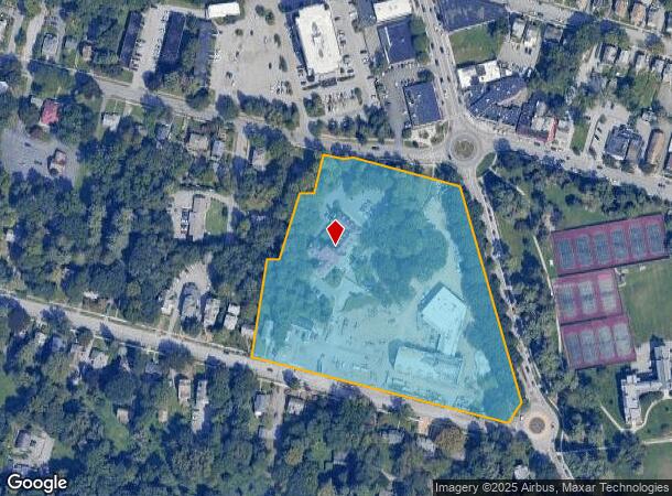 157 College Ave, Poughkeepsie, NY Parcel Map