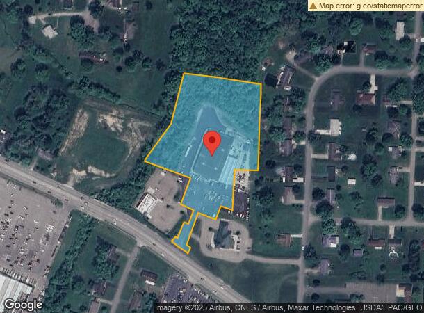  3660 Maple Ave, Zanesville, OH Parcel Map