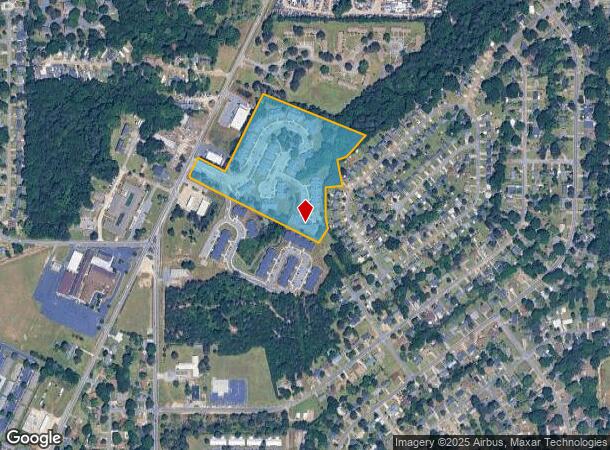  710 Elberta Rd, Warner Robins, GA Parcel Map