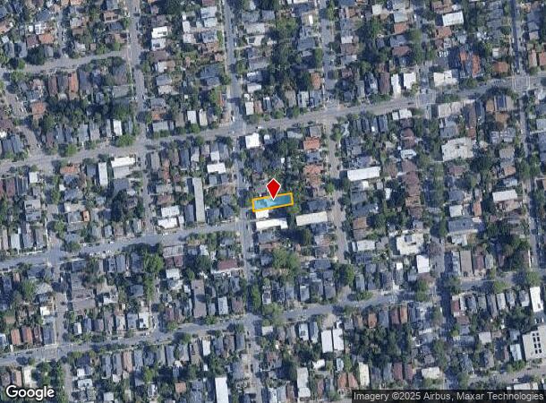  1619 Grant St, Berkeley, CA Parcel Map