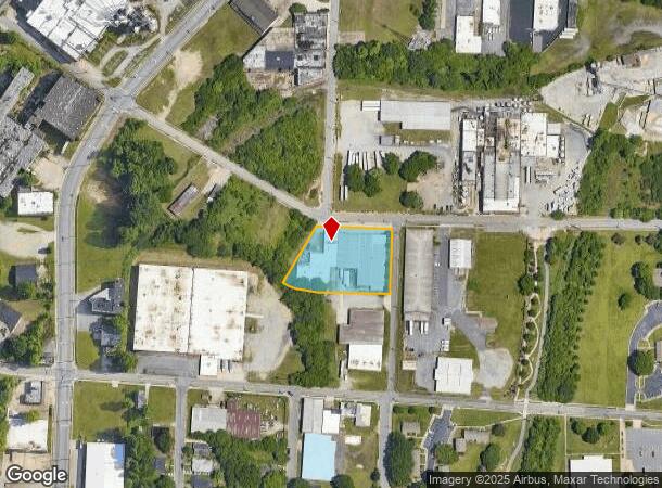  607 W Grimes Ave, High Point, NC Parcel Map