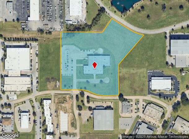 1814 W Tacoma St, Broken Arrow, OK Parcel Map