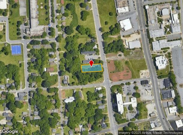  640 S Elm St, High Point, NC Parcel Map