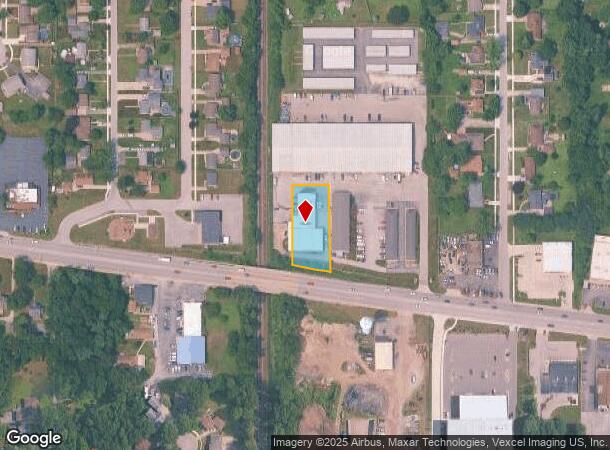  596 E Ridge Rd, Griffith, IN Parcel Map