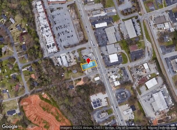  N Main St, Mauldin, SC Parcel Map