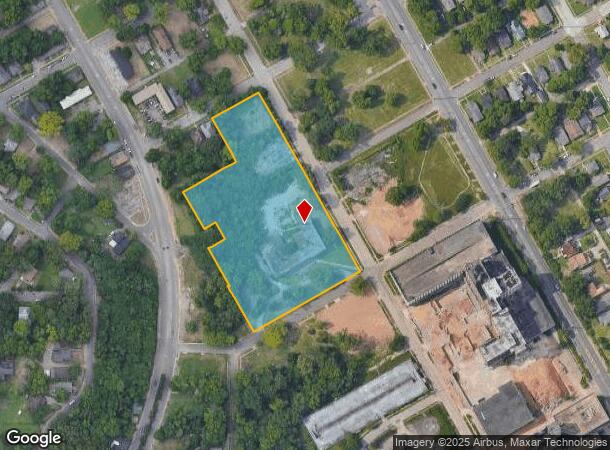  1700 25Th Ave N, Birmingham, AL Parcel Map