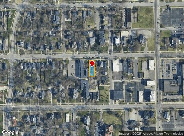  614 W Colfax Ave, South Bend, IN Parcel Map