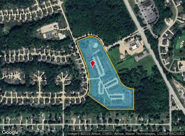 485 Sycamore Ln, Aurora, OH Parcel Map