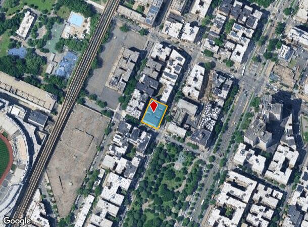 1005 Walton Ave, Bronx, NY Parcel Map