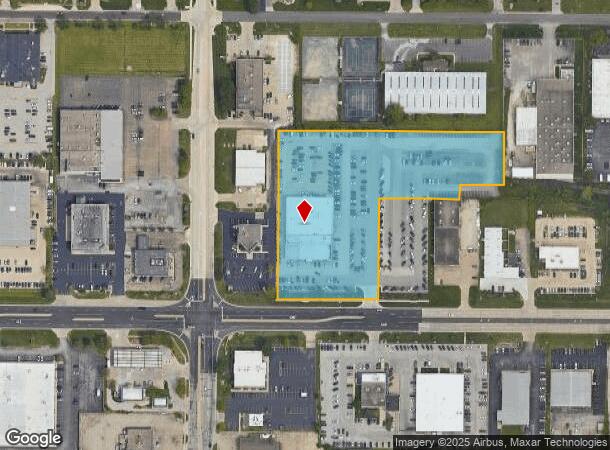 1801 W Pioneer Pky, Peoria, IL Parcel Map