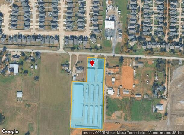 10550 Fishtrap Rd, Aubrey, TX Parcel Map