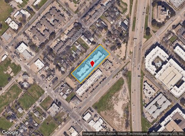  2544 Hondo Ave, Dallas, TX Parcel Map