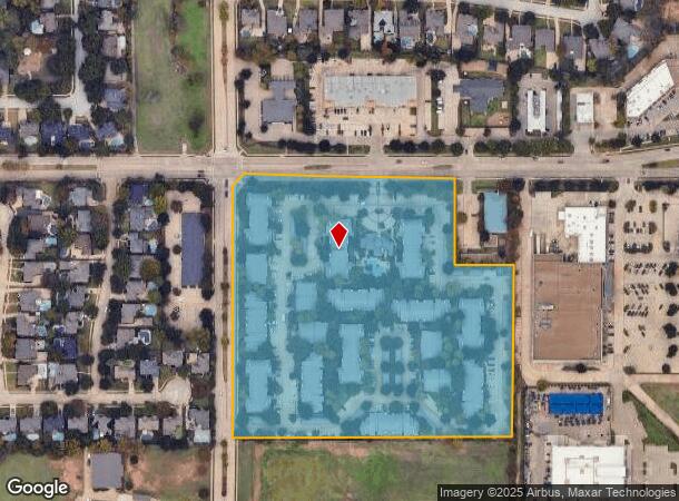  2551 Hall Johnson Rd, Colleyville, TX Parcel Map