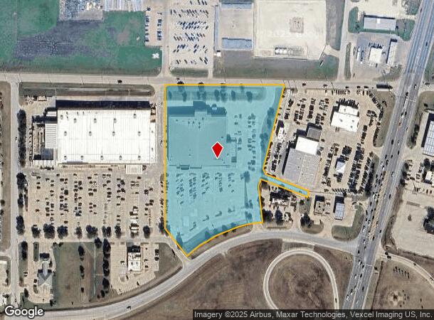 210 W Katherine P Raines Rd, Cleburne, TX Parcel Map