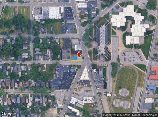  1402 Main St, Niagara Falls, NY Parcel Map