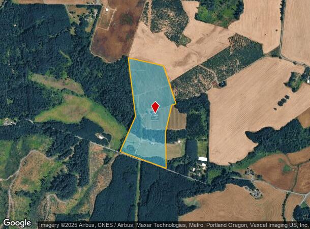 3500 Nw Bridgefarmer Rd, Gaston, OR Parcel Map