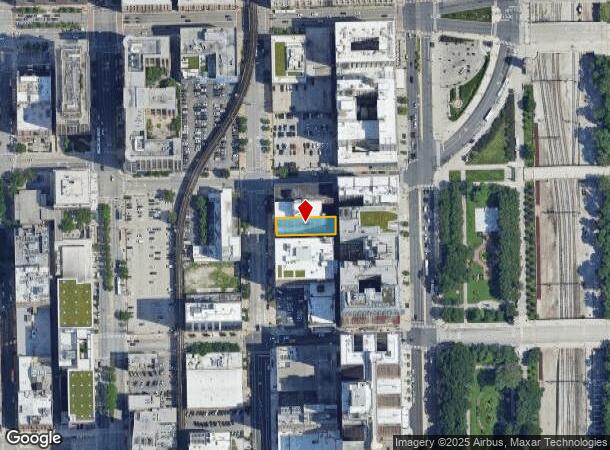 605 S Wabash Ave, Chicago, IL Parcel Map