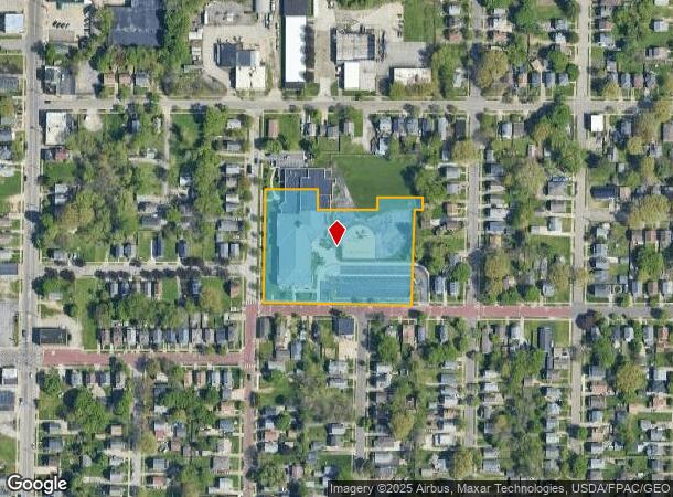  349 Cole Ave, Akron, OH Parcel Map