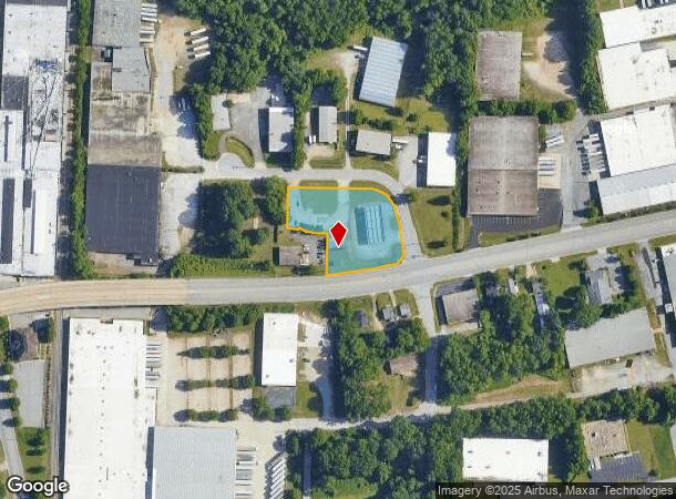  1302 W Market Center Dr, High Point, NC Parcel Map
