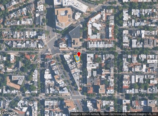  1734 20Th St Nw, Washington, DC Parcel Map