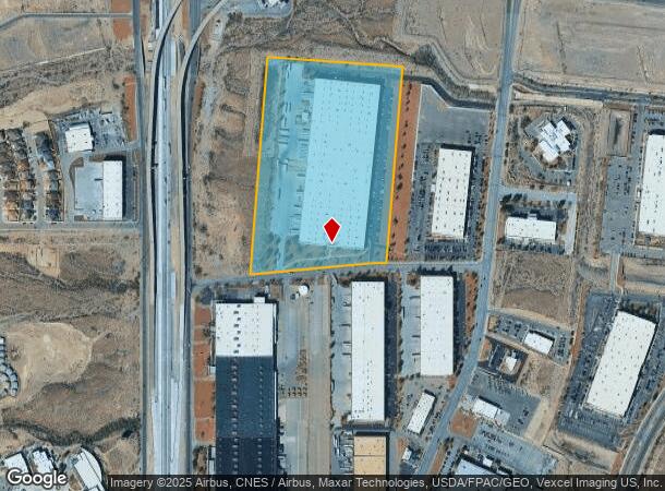 7811 Hoover Ave, El Paso, TX Parcel Map