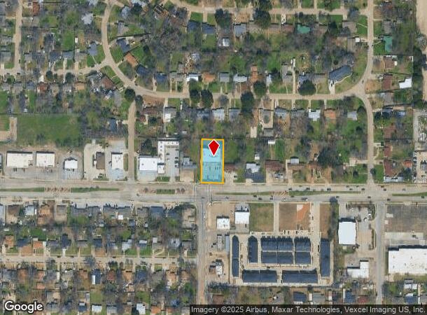  1913 E Abram St, Arlington, TX Parcel Map