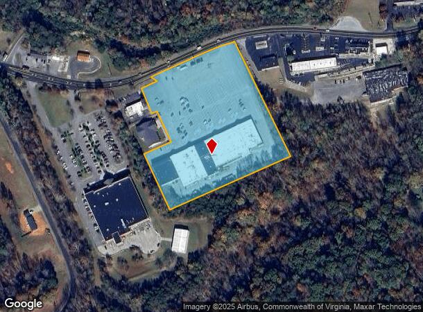  1125 Franklin St, Rocky Mount, VA Parcel Map