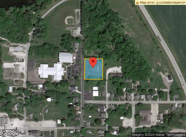  405 N Meridian St, Holland, IN Parcel Map