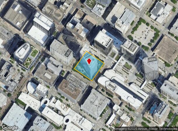 1001 Fannin St, Houston, TX Parcel Map