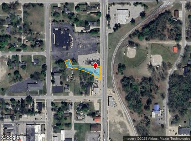  107 S Charles St, White Cloud, MI Parcel Map