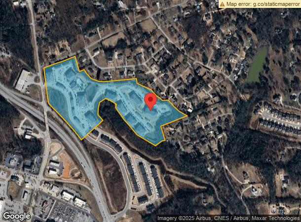  1 Poinsett Hwy, Greenville, SC Parcel Map