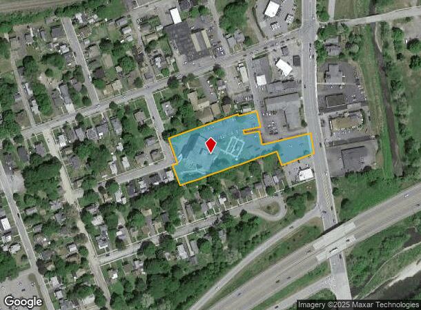  2 Mitchell St, Oneonta, NY Parcel Map