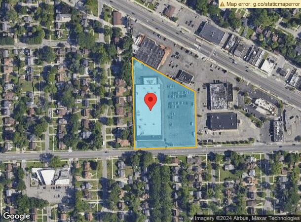  18600-18616 Fenkell St, Detroit, MI Parcel Map