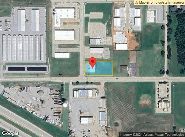  1609 W Vandament Ave, Yukon, OK Parcel Map