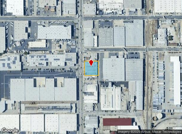  2808 S Santa Fe Ave, Vernon, CA Parcel Map