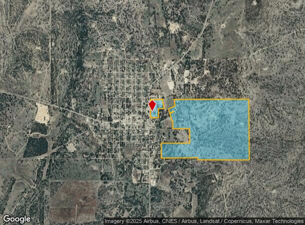 606 E Austin St, Rocksprings, TX Parcel Map