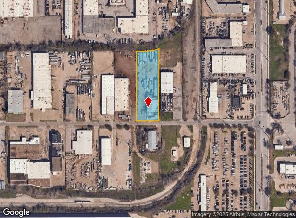  2605 Oakland Ave, Garland, TX Parcel Map