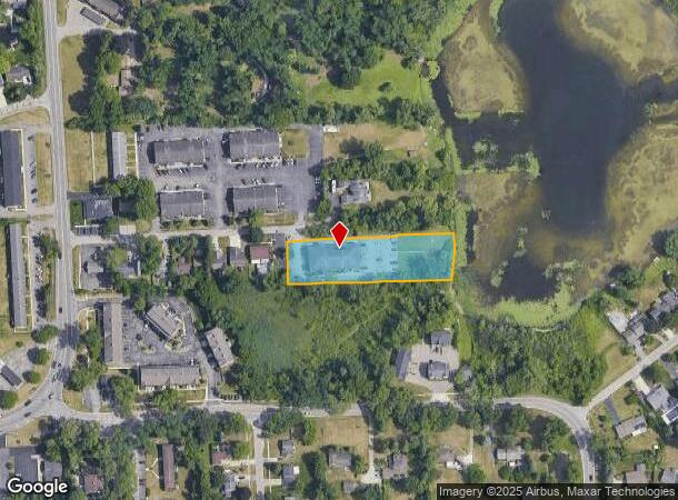  1476 Oakshade St, Walled Lake, MI Parcel Map
