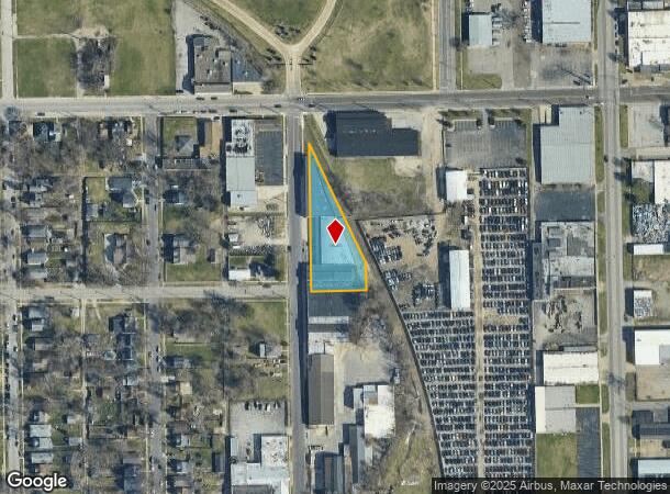  1634 Franklin St, South Bend, IN Parcel Map