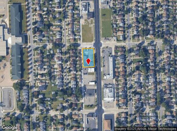 7733 Schaefer Rd, Dearborn, MI Parcel Map