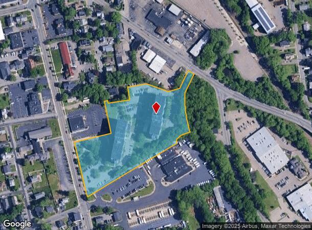 1380 Main St, Brockton, MA Parcel Map