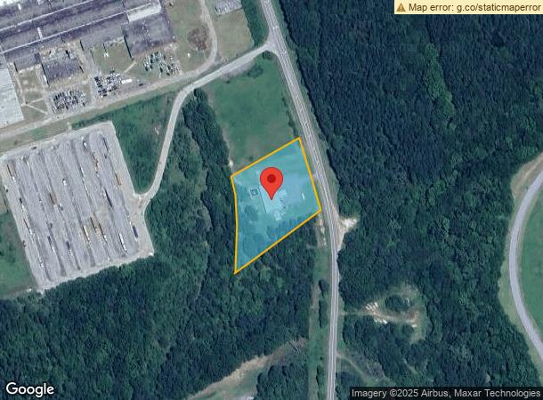  127 Blandy Rd Nw, Milledgeville, GA Parcel Map