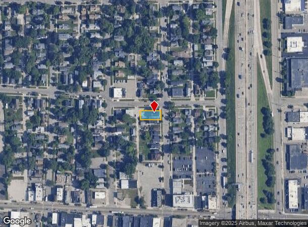 1253 Broadway Ave Nw, Grand Rapids, MI Parcel Map