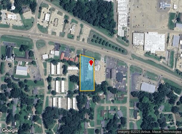 620 W Highway 80 W, Clinton, MS Parcel Map