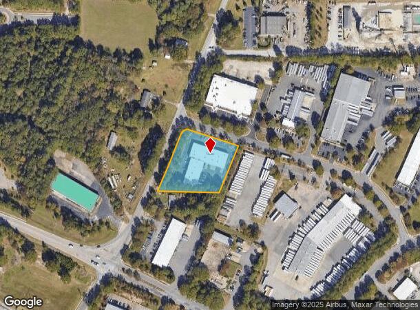 7517 Precision Dr, Raleigh, NC Parcel Map