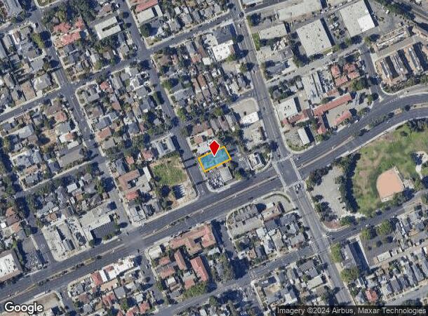  1555 Washington St, Santa Clara, CA Parcel Map