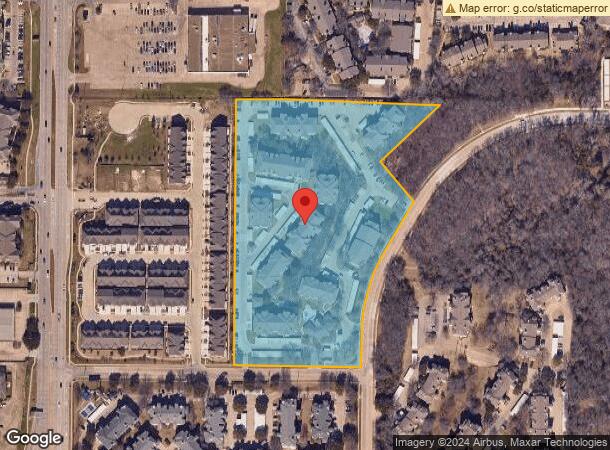  165 Forestbrook Dr, Lewisville, TX Parcel Map