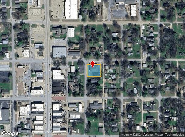  107 N Jordan St, Cleveland, OK Parcel Map