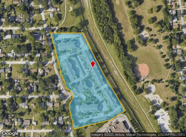 705 N 82Nd Plz, Omaha, NE Parcel Map