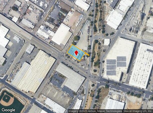 1624 W Grand Ave, Oakland, CA Parcel Map